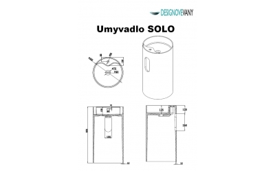Volně stojící umyvadlo Solo